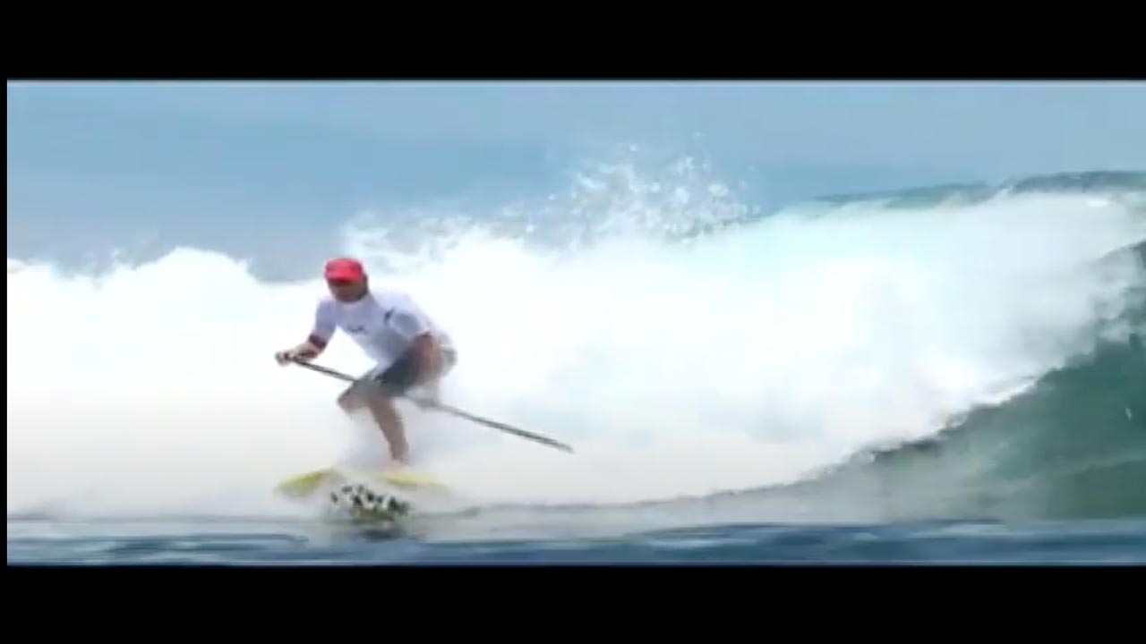 Surfing In Tahiti